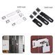 thumbnail image 4 of Durable Door Clasp Lock Stainless Steel For Wood Door Furniture Accessories Hasp Staple Shed Latch Padlock Clasp, 4 of 11