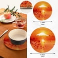 thumbnail image 3 of SKYSONIC Mount Fuji Autumn View Pot Holders Trivets, 2 Pcs Heat Resistant Trivets,Red Maple Foliage Cotton Thread Weave Mats for Hot Pads Pans Pot Bowl Teapot for Kitchen Decor, 3 of 7