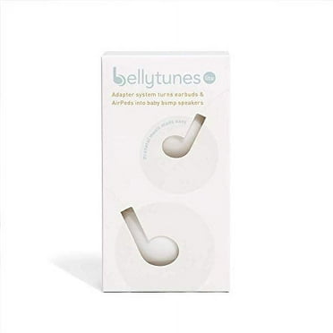Bellytunes Prenatal Pregnancy Earbuds Adapter System for iOS & Samsung Devices | Turns Ear bud Into Baby Bump | Belly Speakers | Pregnancy headphones (Bellytunes Lite)