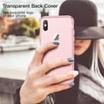 thumbnail image 4 of JETech Glitter Case for iPhone Xs and iPhone X, 5.8-Inch, Bling Sparkle Shockproof Phone Bumper Cover, Cute Sparkly for Women and Girls (Pink), 4 of 7