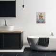 thumbnail image 2 of Stupell Industries Regal Jungle Lion in Blue Claw Bath Canvas Wall Art by Karen Weber Fine Art, 2 of 6