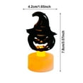 thumbnail image 2 of Electronic Candle Lights Festival LED Halloween Wind Lights Decorative Injection Candles Night Lights Halloween Style Desktop Scenery Candle Outdoor Water Wick Candle 5 Wick Extra Large Scented Glass, 2 of 3