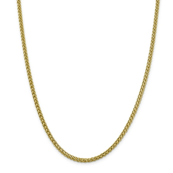 14k 4.30mm Semi-solid 3-Wire Wheat Chain (Weight: 10.12 Grams, Length: 20 Inches)