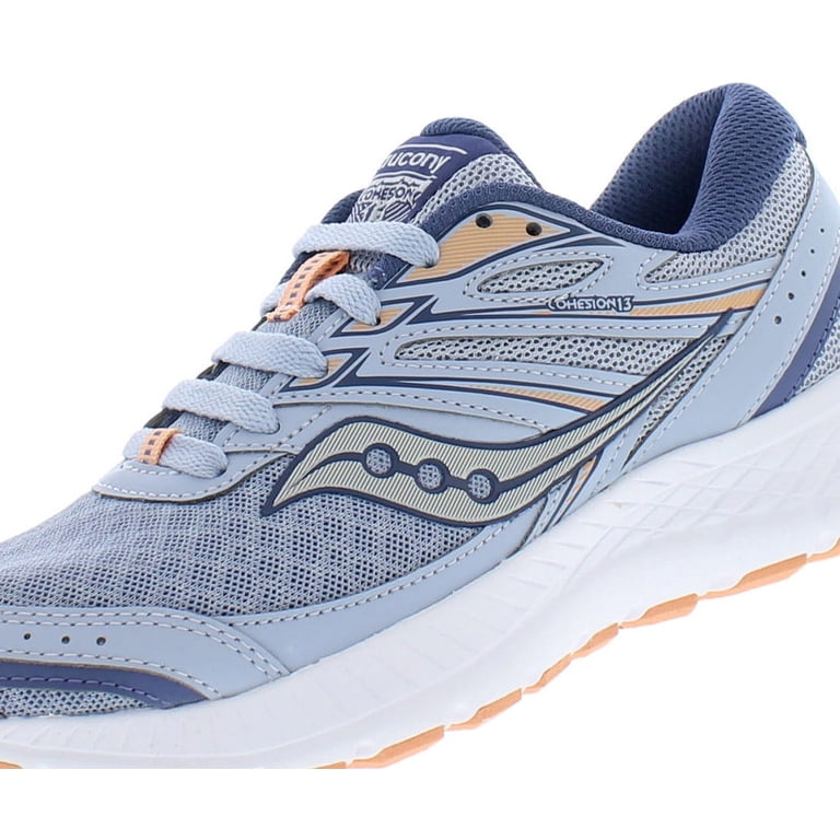 Saucony Womens Cohesion 13 Running Shoe 8 Blue Mist/Melon  display picture 3