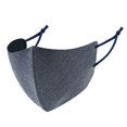 thumbnail image 1 of Masque de Protection pour Bouche et Visage Lavable et Réutilisable pour Adulte, Masque d'Halloween Cosplay, Маска, Lot de 5, Bleu Marine, 1 of 9