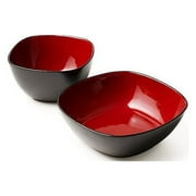 Hometrends Rave Red 8" and 10" Bowl Set