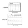 thumbnail image 4 of Magnetic Dry Erase Calendar for Refrigerator - Monthly & Weekly Planner Whiteboard, Fridge Organizer Board (28x21cm/43x33cm), 4 of 8