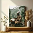 thumbnail image 6 of African Man Drum Canvas Print Wall Art Decor，Suitable for Living Room，Bedroom，Office，Yoga Studio，and Meditation Room, 6 of 8