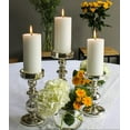 Richland Pillar Candle Holder Unique Mercury Bubble Set of 3