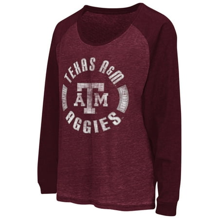 Texas A&M Aggies Women's NCAA "Balance" L/S Banded Bottom Top Shirt