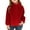Red, variant on YunPes Boys Girls Christmas Polar Fleece Jacket Toddler Kids Zip Up Fuzzy Sherpa Coat Winter Warm Solid Color Casual Home Clothing