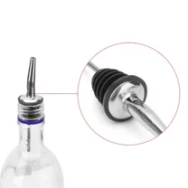 12Pcs Stainless Steel Bottle Caps Liquor Spirit Pourer Dispenser Flow Pour Tools