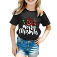 thumbnail image 6 of Toddler Graphic Tees Short Sleeve Christmas Shirts for Toddler GirlsShort Sleeve T Shirt Cute Christmas Graphic Tees Tops Holiday Outfit, 6 of 6