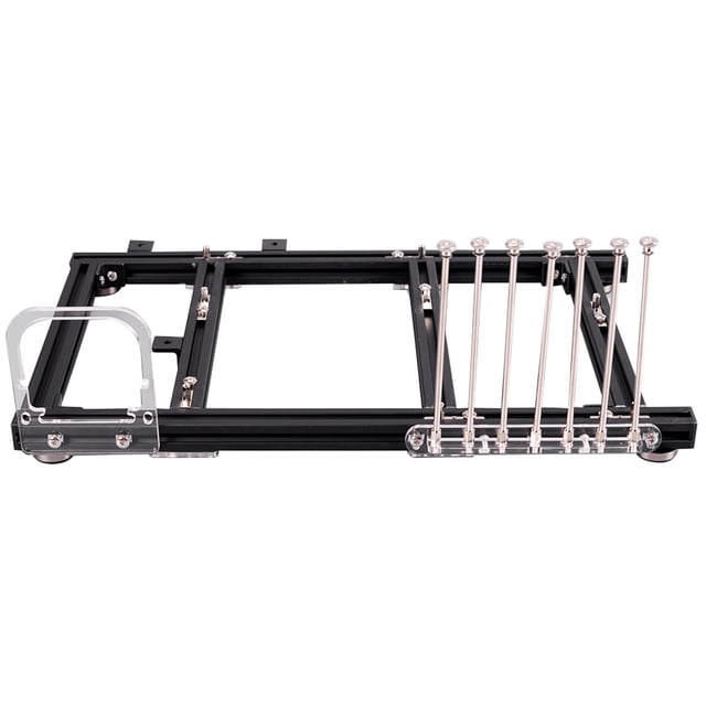 Caja ATX, Caja de computadora de aluminio con marco abierto para bricolaje Caja de computadora de aluminio Artesanía superior