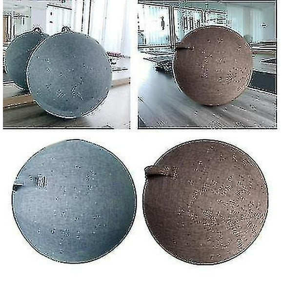 Yoga Ball Cover 65cm Pilates Sitting Ball Chair Dustproof Protector Slipcover