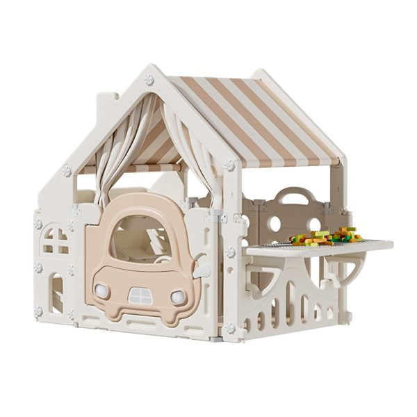 Casita infantil KIDDO con organizadores y tablero casa de juegos