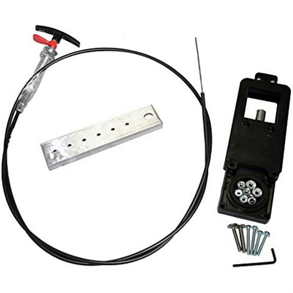 Valterra TC172 72" Flexible Cable Kit with 1-1/2" Valve , Black