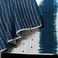 thumbnail image 3 of Lush Decor Jane Shibori Stripe Cotton Reversible Quilt, Full/Queen, Navy, 3-Pc Set, 3 of 10