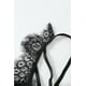 thumbnail image 3 of ABPHQTO Conjunto de bralette de tirantes finos de encaje negro para mujer, 3 of 5