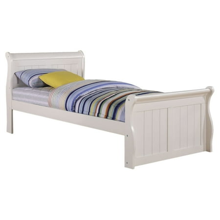 - Donco Kids White Sleigh Bed Full