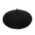 thumbnail image 2 of Kids Girls Hat Dome Beret Black Women Big Hat with Pom Spit Hat Hats Girls Fashionable Small Hat French Teens Ladies Pillbox Hat Leather French Hat Jean Hats Women Mesh Caps Women Women's Lightweight, 2 of 2