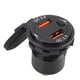 thumbnail image 4 of Zócalo del cargador, cargador de coche Adaptador de cargador de coche USB dual Cargador de coche de carga rápida Rendimiento lleno de energía, 4 of 9