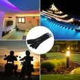thumbnail image 6 of Uxcell 5-Set Waterproof Electrical Connector, 2 Pin 7.9 In/20 cm Cable with 16AWG IP67 Male and Female Connectors for LED Strip Lights [Black], 6 of 7