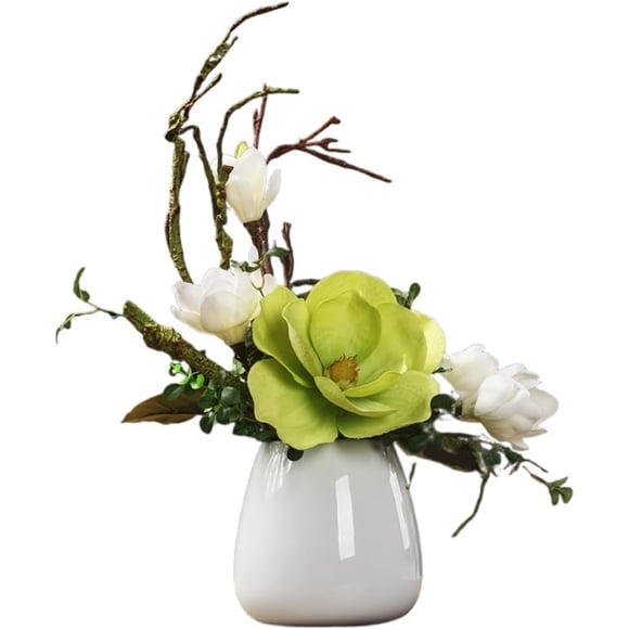 Artificial Flowers Chinese Style Bedroom Floral Decorations, Living Room Fake Flower Potted Plants, Simulated Flower Decorations Artificial Flowers for Outdoors