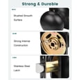 thumbnail image 3 of Round Passage Door Knobs Interior Matte Door Knobs Indoor Keyless Non-Locking Handle Set for Hallway or Closet Doors Reversible for Right/Left Handed Door, 3 of 5