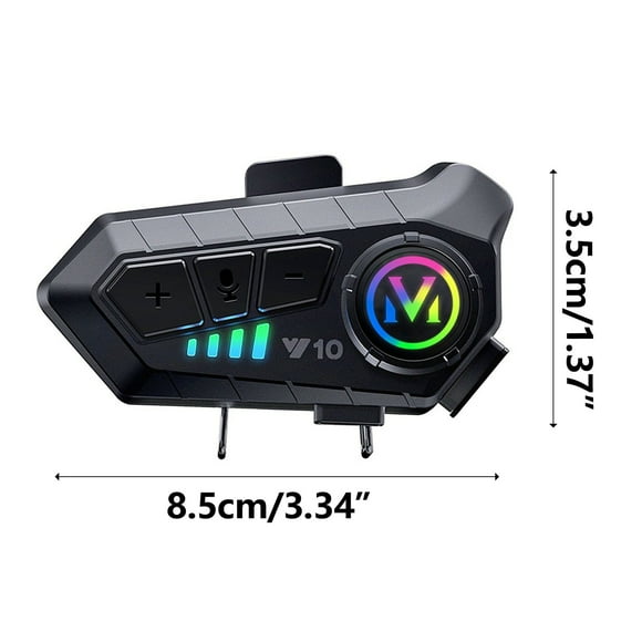 SDNall Outdoor Bluetooth Speakers, Motorcycle Helmet Bluetooth, Motorcycle Bluetooth Speakers, Motorcycle Helmet Bluetooth Headset - 300m Intercom, High-Quality Sound, Communication System for Riders