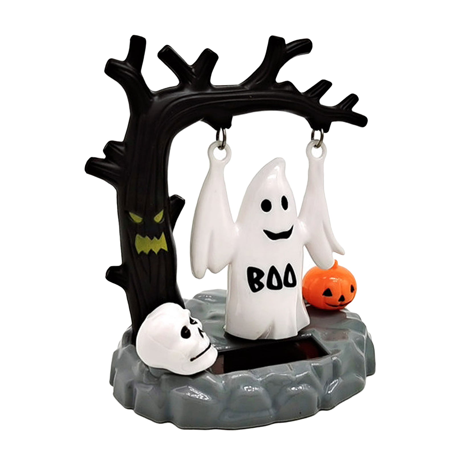 New Solar Powered Dancing Toy Bobble Head Swinging Ghost 