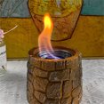 thumbnail image 6 of Portable Concrete Tabletop Fire Pit, Ethanol Bio Fuel Indoor Outdoor Fire Bowl, Decorative Ethanol Fireplace for Patio, Garden, Camping, Long Burning Up to 90 Minutes, Safe and Stylish, 6 of 7
