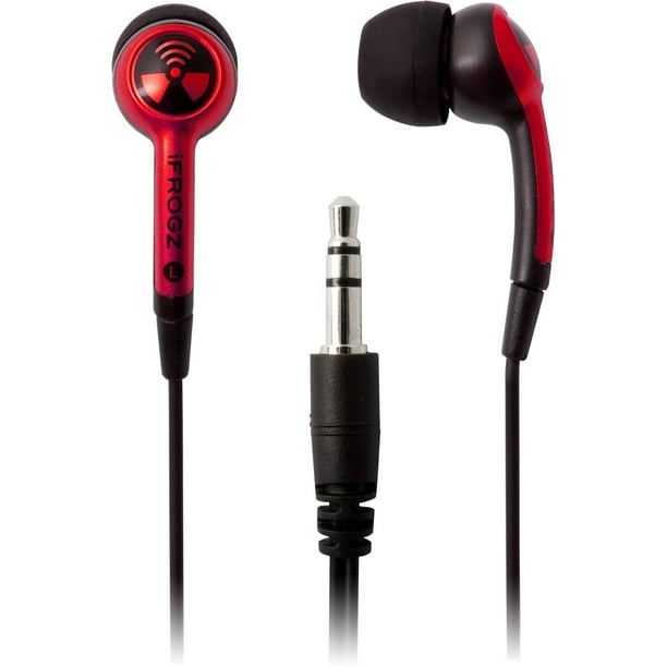 IFROGZ EarPollution Plugz Mobile Earbuds Red