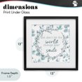 thumbnail image 4 of Stupell Industries Farmhouse Don't Let The World Change Black Framed Print Under Glass, 13 x 13, by Kim Allen, 4 of 8