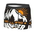 thumbnail image 2 of Balery Not All Who Wander Are Lost4 Men's Boxer Briefs, Soft and Breathable Cotton Underwear with nylon Waistband-Medium, 2 of 9
