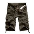 thumbnail image 3 of Bcfgryg Men's Cargo Shorts Solid Color Multi Pocket Casual Pants Men’s Cargo Pants, 3 of 3