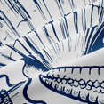 thumbnail image 5 of Manfei Sketch Seashell Bow Blackout Curtains,Starfish Coral Ocean Window Curtains Pack of 2 (38x45 Each), 5 of 6