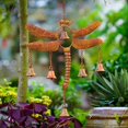 thumbnail image 2 of Dragonfly Wind Chime Colorful Dragonfly Shaped Hanging Ornaments, 2 of 5