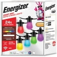 thumbnail image 7 of Energizer Smart Patio Lights, Sound Reactive RGBW+IC Outdoor String Lights w/ LED Light Bulbs, 24 ft, 7 of 7