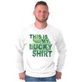 thumbnail image 3 of St Patricks Lucky Four Leaf Clover Long Sleeve TShirt Men Women Brisco Brands L, 3 of 5