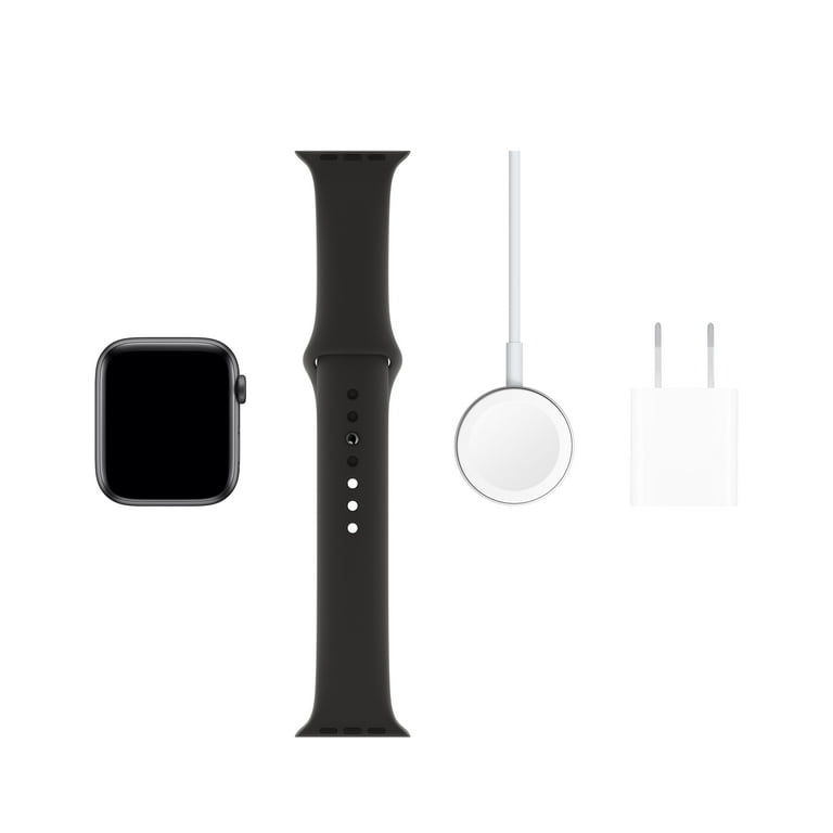 Apple Watch SE (GPS + Cellular, 40mm) - Space Gray Aluminum Case with Black  Sport Band (Renewed)