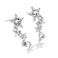 thumbnail image 7 of Yesbay Star Stud Earrings for Women Minimalist Rhinestone Dangle Earrings Chic Pentagram Pendant Hypoallergenic Jewelry Gift, 7 of 7