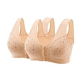 thumbnail image 1 of Kelon Soutien-gorge en Solde sous-Vêtements en Nylon pour Femmes Soutien Élevé Soutiens-Gorge pour Femmes Bretelle Ajustable Couvrance Totale Soutiens-Gorge Rehausseur Confortables Sans Armature Soutiens-Gorge Sans Fil, 1 of 7