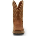 thumbnail image 3 of Justin Men's Stampede Rush Waterproof Western Work Boot Steel Toe Tan 9 D(M) US, 3 of 5