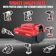thumbnail image 6 of 【2-Pack 20V 8.0Ah】PCC685L Replacement Battery Compatible with Porter Cable 20 Volt Lithium ion Battery CC681L PCC685L PCC685LP PCC680L PCC682L PCC600 PCC640 Cordless Power Tools Batteries (Red), 6 of 7