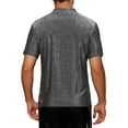 thumbnail image 3 of INSPIRE CHIC Metallic T-Shirts for Men's Mock Neck Short Sleeve Party Glitter Tees Sparkly T Shirts, 3 of 5