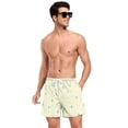 thumbnail image 3 of Men's Quick Dry Casual Beach Shorts Shower with Pockets, Lightweight Swim Trunks for Surfing Gym, 3 of 9