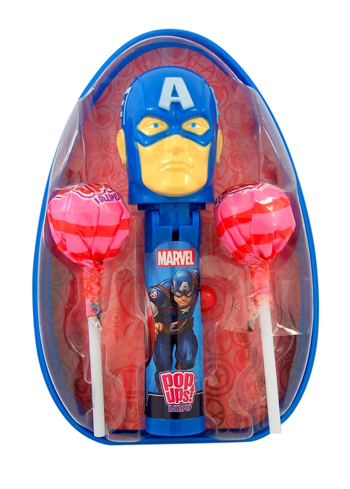 Marvel Avengers Giant Easter Egg with Captain America Pop Up Lollipop