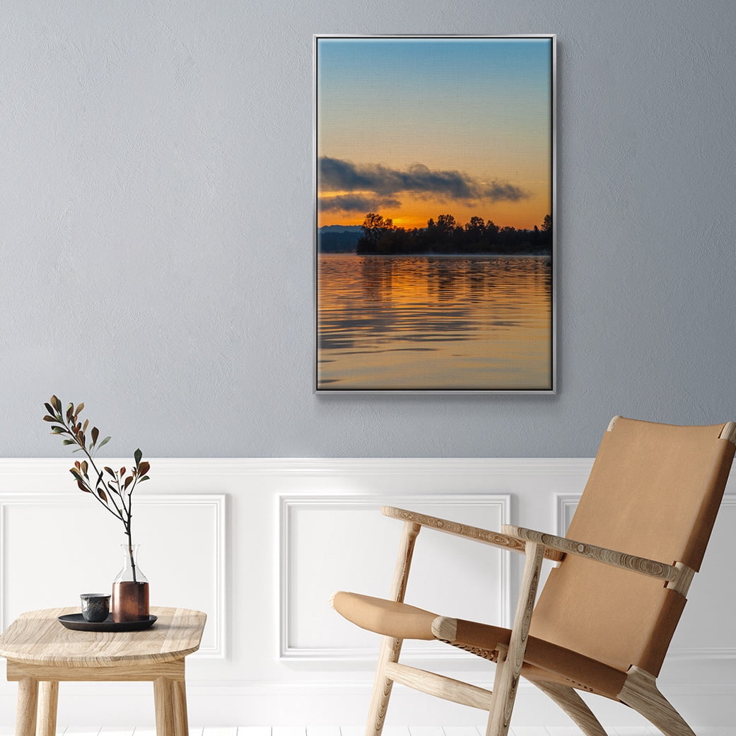 Molten Gold Framed Premium Gallery Wrapped Canvas - Ready to Hang