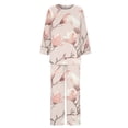 thumbnail image 5 of SnZhen Two Piece Sets for Women Women's Casual Printed Long Sleeved Round Neck Top With Pants Set, 5 of 5